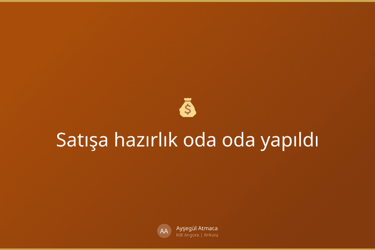 İncek'te Home Staging: Oda Oda Satışa Hazırlık Kılavuzu